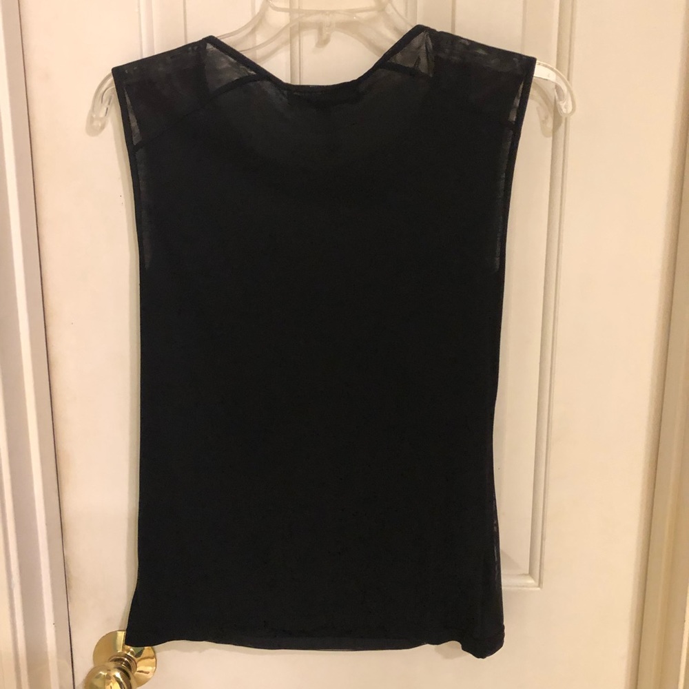 BCBG Max Azeris delicate pleated blk blouse Sz XS - Picture 4 of 7